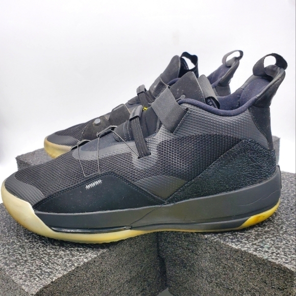 Nike Shoe Men 10 Air Jordan 33 XXXIII AQ8830-002 Utility Blackout Sneakers - Picture 1 of 12
